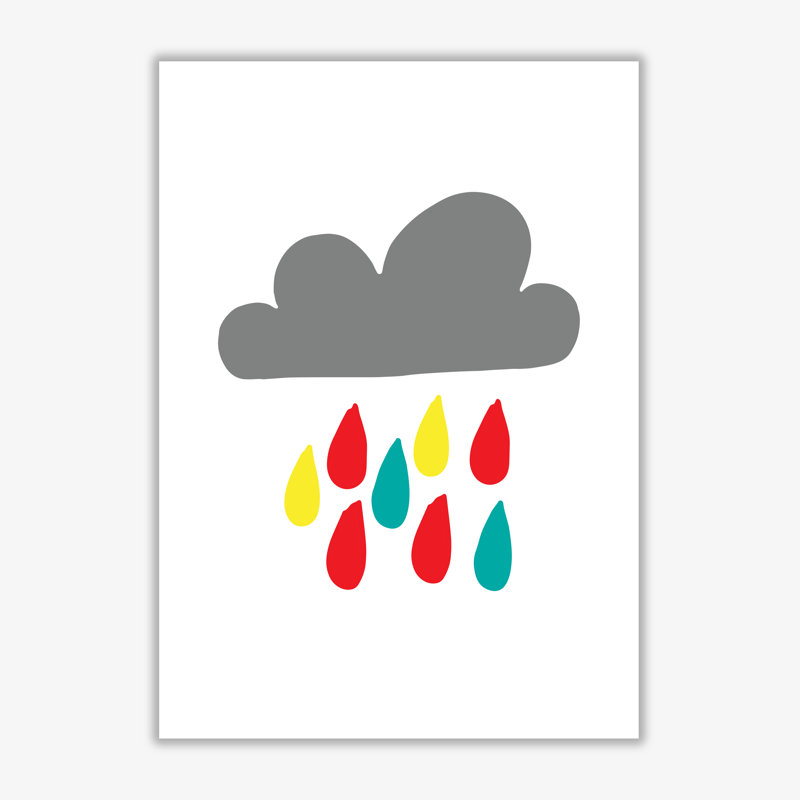 Rain Cloud - Print, No Frame, 30 cm H x 21 cm W x 1 cm D