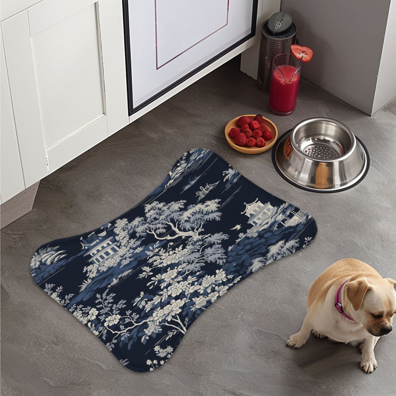 French Elegance - Tapis d'alimentation en os 1 pièce