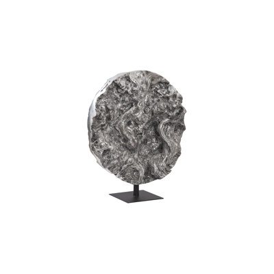 Cast Root Silver Standing Sculpture