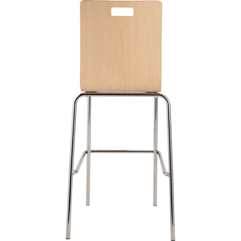 Bushwick Series Counter Stool with Metal Frame, Cream