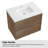 30" Wall Mounted Bathroom Vanity with Sink-2127617893