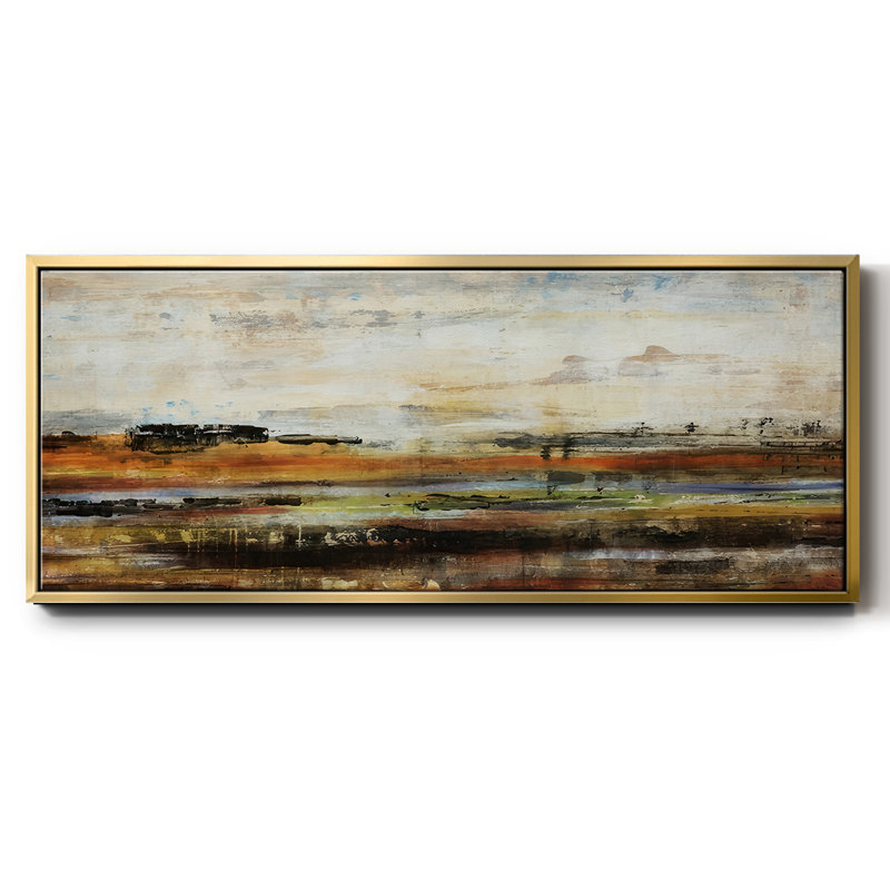 Historia - Framed Canvas, 12" H x 30" W
