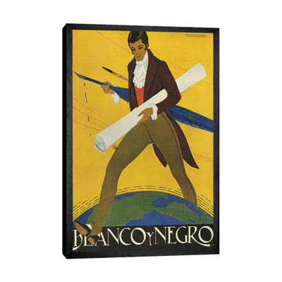 Blanco Y Negro Magazine Cover - Print on Canvas