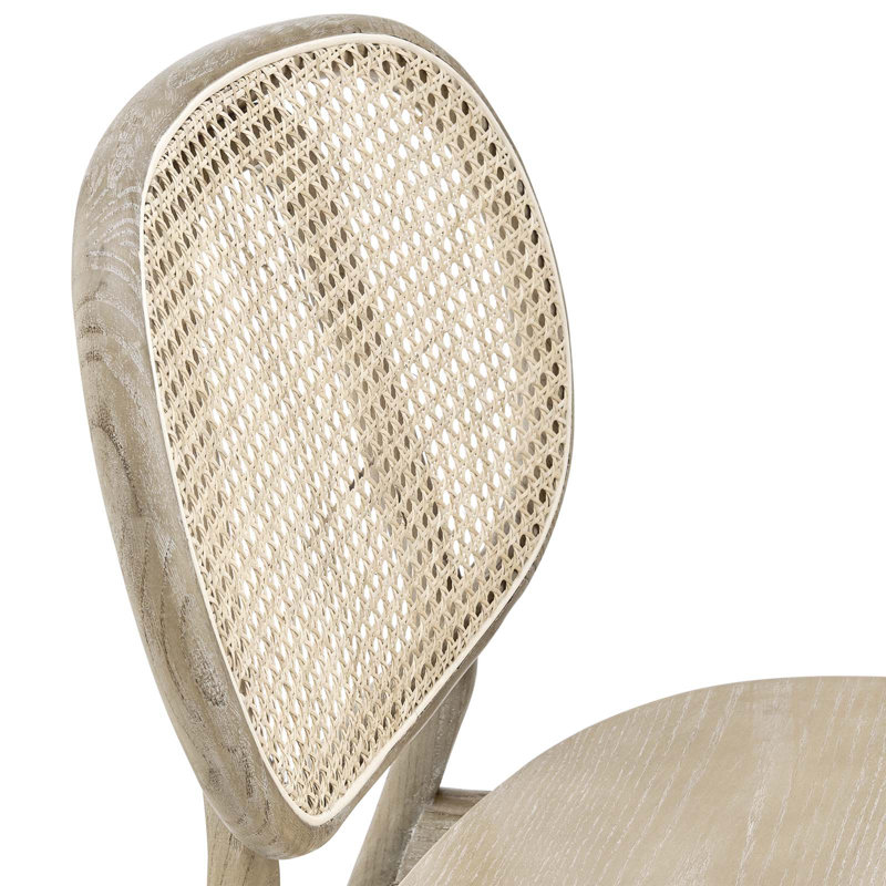 Ensemble de 2 chaises d'appoint en bois Modway Malina, gris