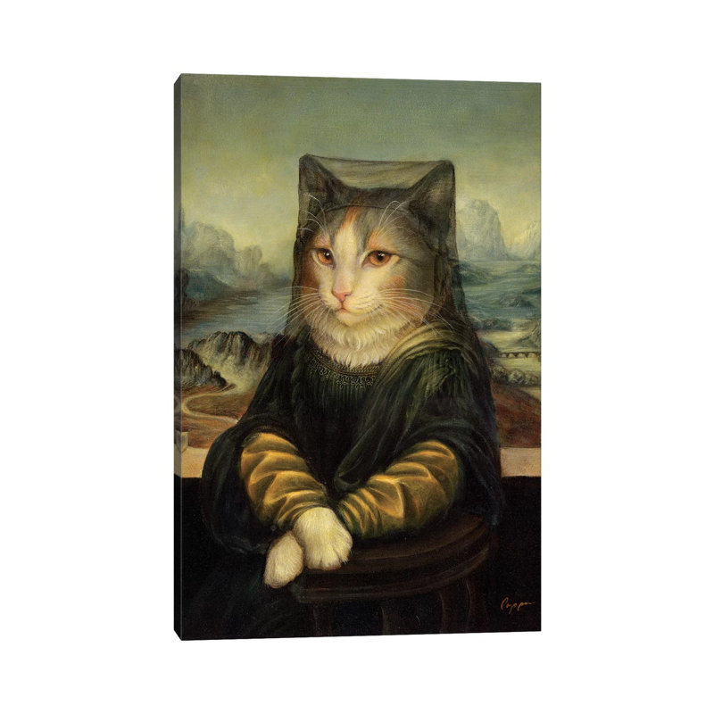 Mona Peaches 1 Piece Painting on Canvas, 101.6 cm H x 66.04 cm W x 1.91 cm D, Wrapped Canvas