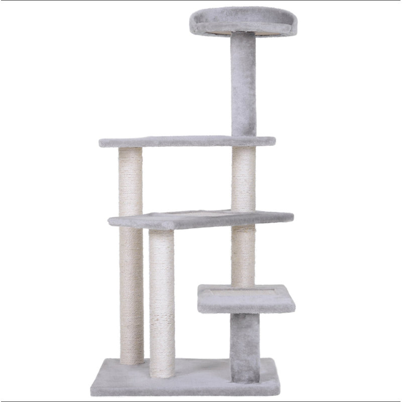 Tour pour chat, arbre à chat avec escalier tournant