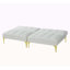 Tissu convertible futon avec pieds en métal