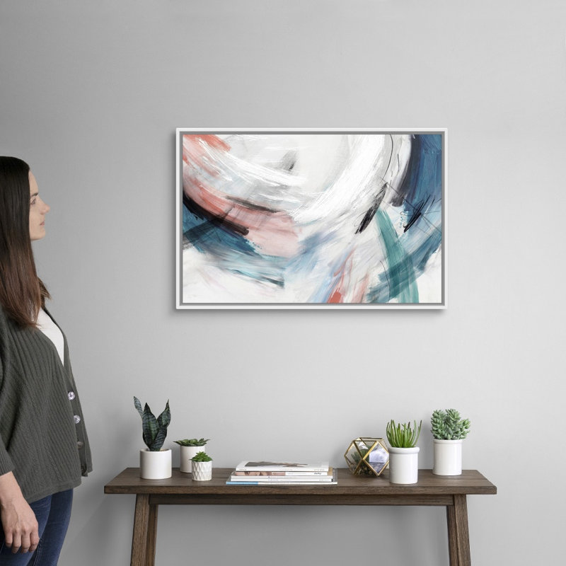 "Nuits blanches I" par PI studio-impression sur toile, Toile blanche encadrée, H 22 po x l 32 po x P 1,75po