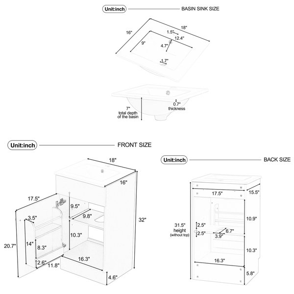 Dimensions du produit