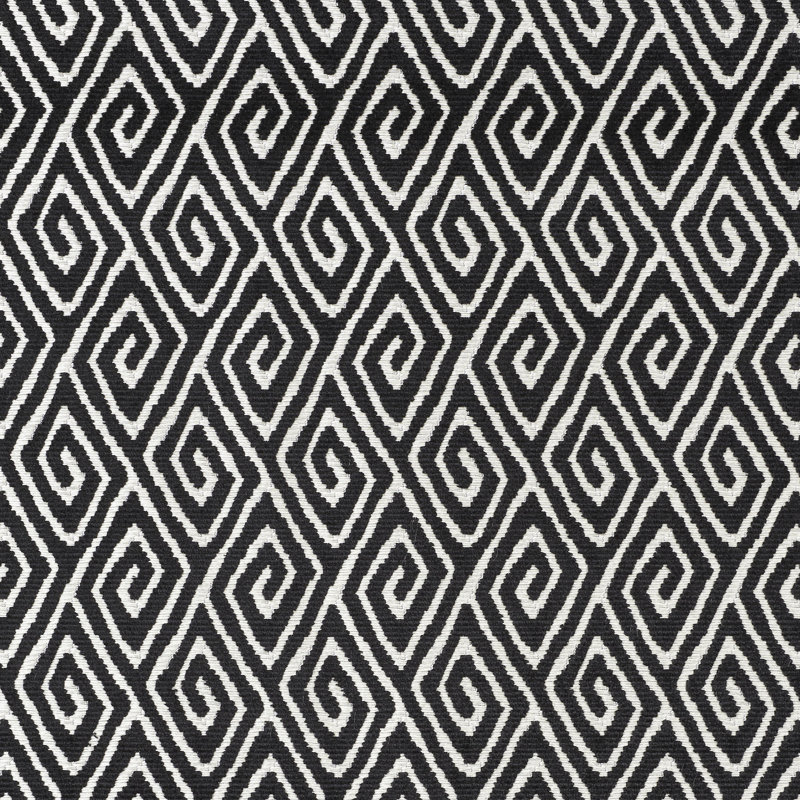 Diamante Velvet Fabric, Onyx