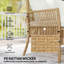 Outsunny 4 Seater Rattan Garden Furniture Set 3 Piece Corner Sofa-1510807850