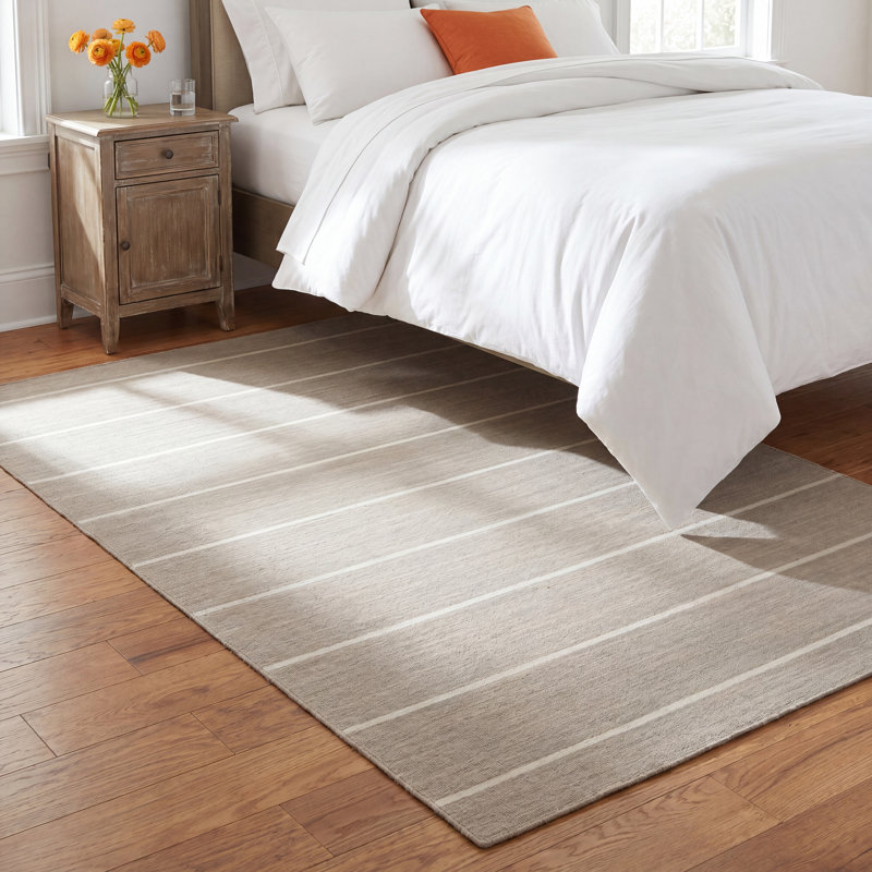 Creekmont Wool Striped Indoor Rug, Rectangle 4' x 6'