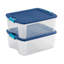 Loquet et porte 12 gallons Sterilite-105005612-105005610-47442855