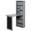 Bureau de bureau mural pliable avec tableau noir et tablette latérale pliable-2013353128