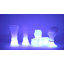 Luminaire sphérique à DEL oblique, lampe à changement de couleur RVB, lampe de table de bar rechargeable avec télécommande-1483318121