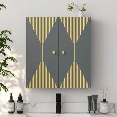 Armoire à pharmacie avec miroir H 20,08 po x l 22,05 po Zavastia