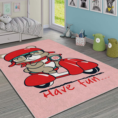 Tapis luxueux en polyester, 3,3 x 4,6 pieds | Tissu de velours 740 g / m², envers en feutre antidérapant, éponge stratifiée pour le confort | Antibactérien, lavable à la machine à 86 ° F | Imprimé numérique élégant pour la décoration intérieure