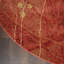 Tapis à motif floral rouge flamme / brun Arnim-370477740
