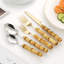 Ensemble de 20 couverts 20 pièces en acier inoxydable - Fourchette à dîner, couteau, cuillère et cuillère à dessert pour un repas occidental-1434259773-1434259772