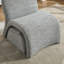 Fauteuil d'appoint rembourré avec repose-pieds Modern Chenille-642965691