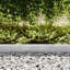 Bordure de pelouse vidaXL 10 pièces argent 100 x 0,05 x 20 cm acier galvanisé-113326165-113326163