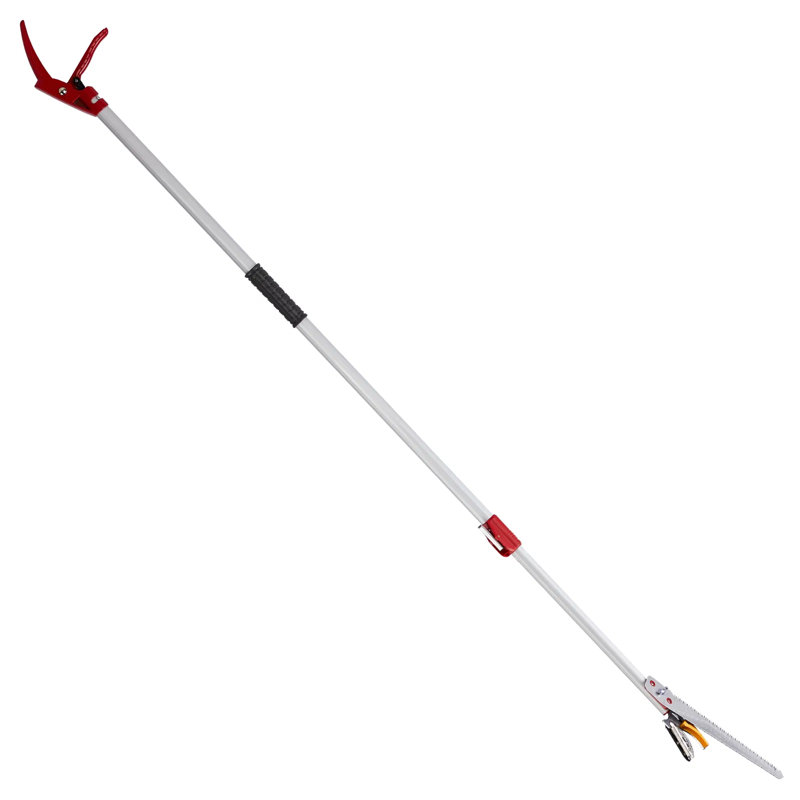Tondeuse télescopique, outil de jardin 4-en-1 Cut & Hold, 7.55" H x 3.5" W x 3.5" D