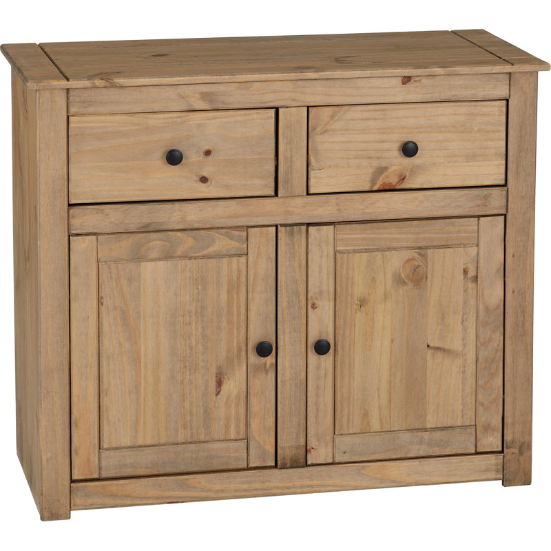 Tetteh 93cm Solid Wood Sideboard