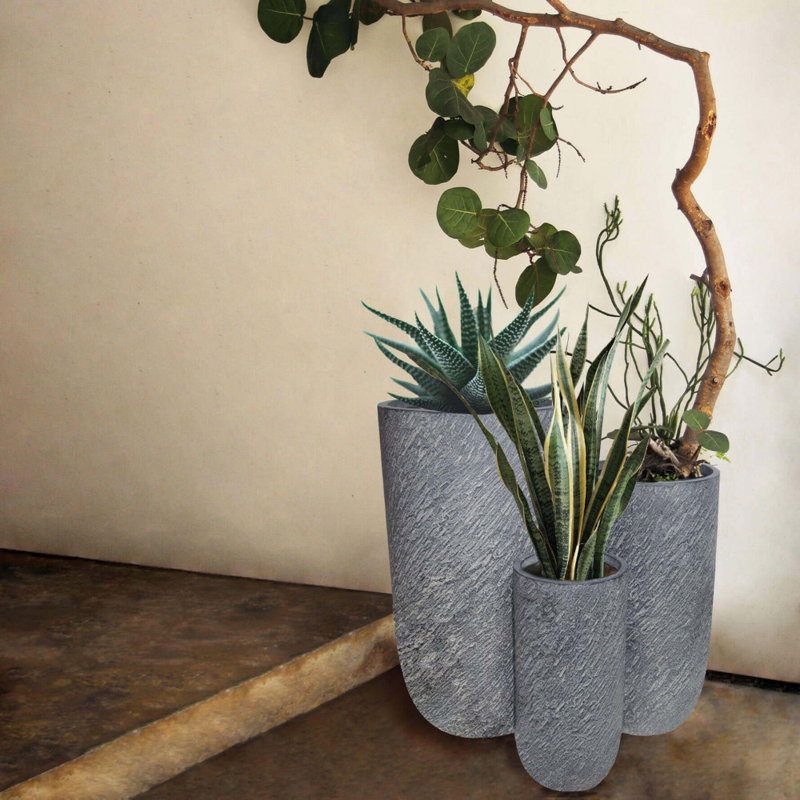 Masuda Clay Fiber Floor Vase