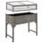 Artee Raised Bed With Greenhouse 43.3" x 21.3" x 47.2" Solid Fir Wood