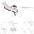 Outdoor Rust-Resistant Metal Chaise Lounge with Table-95048837