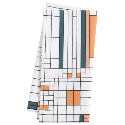 Oak Park Printed 4 Piece Cotton Napkin Set