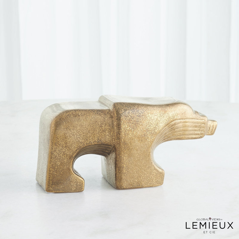 Les Animaux-Ours, Matte Antique Gold