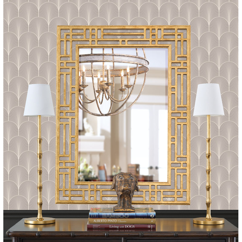 Artois Buffet Table Lamp, Off White, Antique Brass
