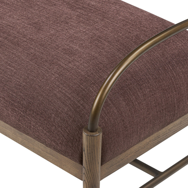Demi Accent Bench, Laughlin Plum