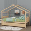 Lit en bois avec couchette-732680307