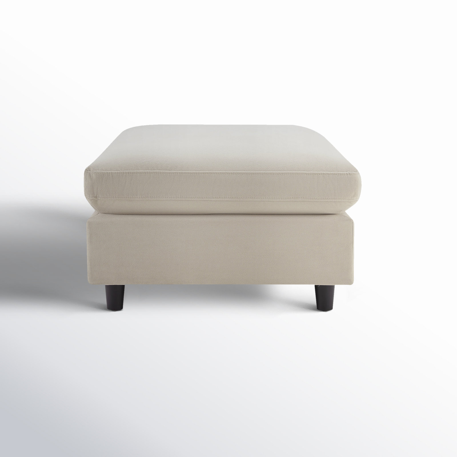 Fleetwood 45" Ottoman, Bella Beach Performance Velvet