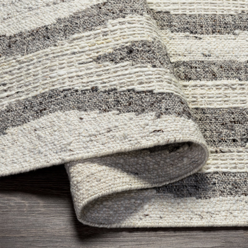 Wool Chevron Indoor Rug, Rectangle 8'10" x 12'