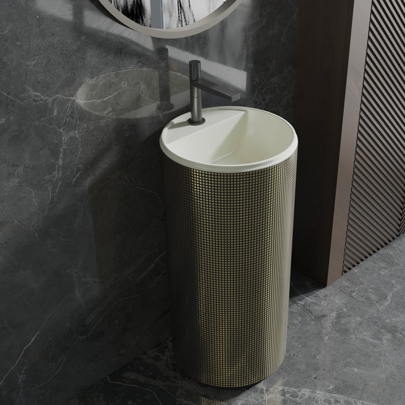 Lavabo de salle de bain 34 po