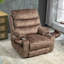 Fauteuil inclinable surdimensionné avec repose-pieds allongé - Fauteuil inclinable électrique pour personnes âgées avec massage thermique - Porte-gobelets de rangement à bras rabattable 350 lb-102394821