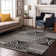 Premium Machine Washable Cerrito AMF540 Black Rug