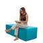 Repose-pieds d'extérieur rectangulaire 24 po x 60 po avec Sunbrella®, H 18 po -113477709