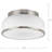 Asuna Glass Flush Mount-603401813