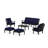 Mission 6 Piece Sofa Seating Group with Cushions-127282083-88752677