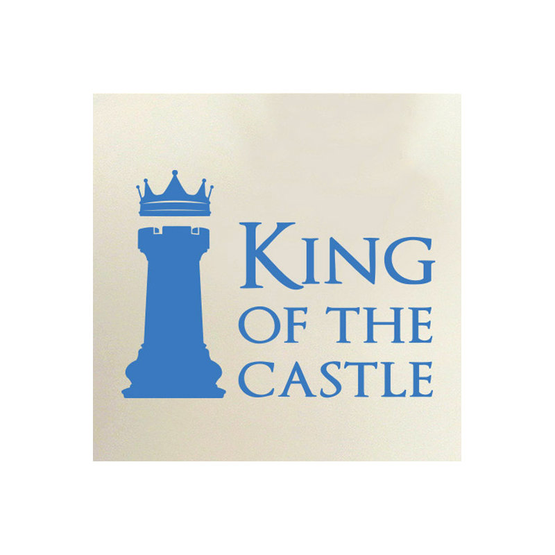 Wall Decal, Blue, Medium