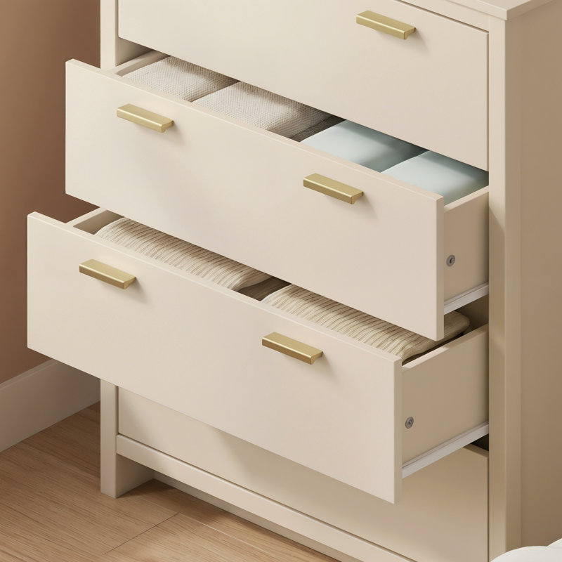 Bonnie 4 Drawer Chest of Drawers, Natural
