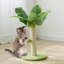 Poteau à griffes pour chat, poteau à griffes pour chaton de 16 po avec corde en sisal de qualité supérieure, arbre à chat mignon avec jouets suspendus et boules de printemps pour petits chats d'intérieur-1144127070
