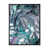 Toile avec cadre flottant noir