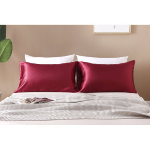 Taie d'oreiller en satin (Ensemble de 2)
