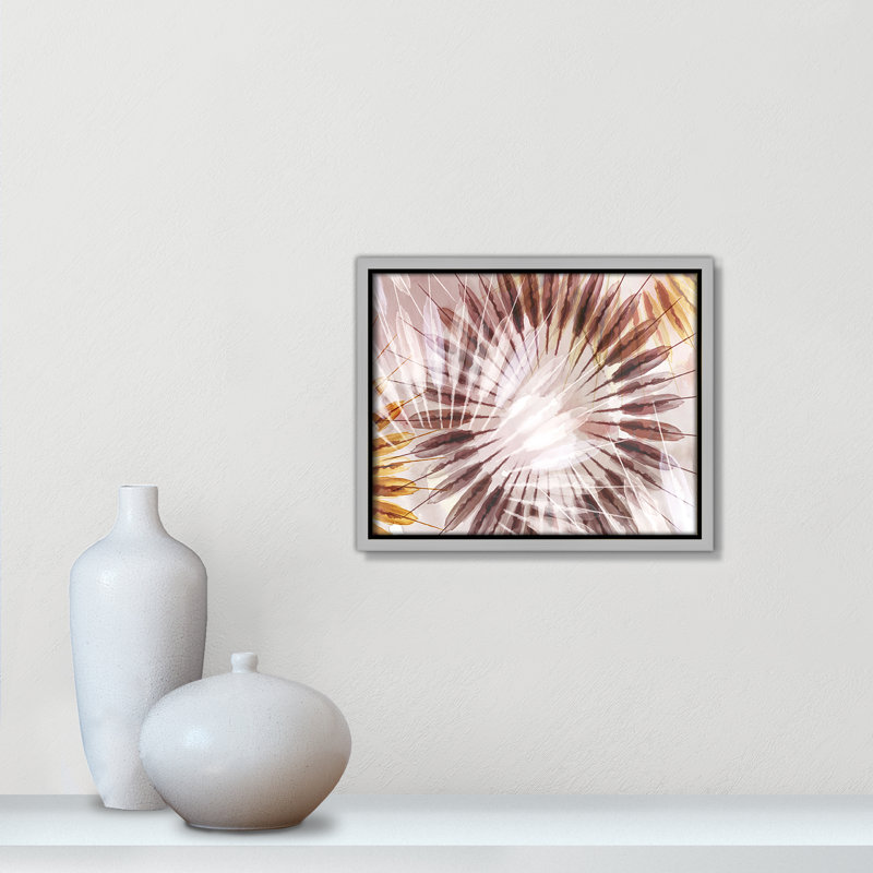 Danse des rayons II par Eva Watts, Argent, H 9,5 po x l 11,5 po