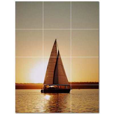 4.25 in. x 4.25 in. Ceramic Decorative Mural